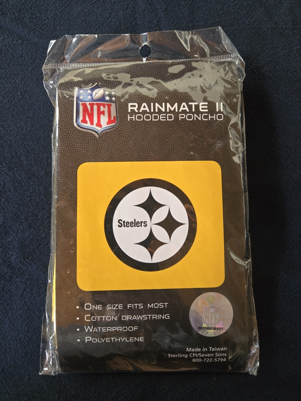 Pittsburgh Steelers Hooded Poncho